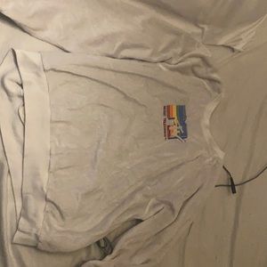 white mtv shirt, worn twice, in good condition